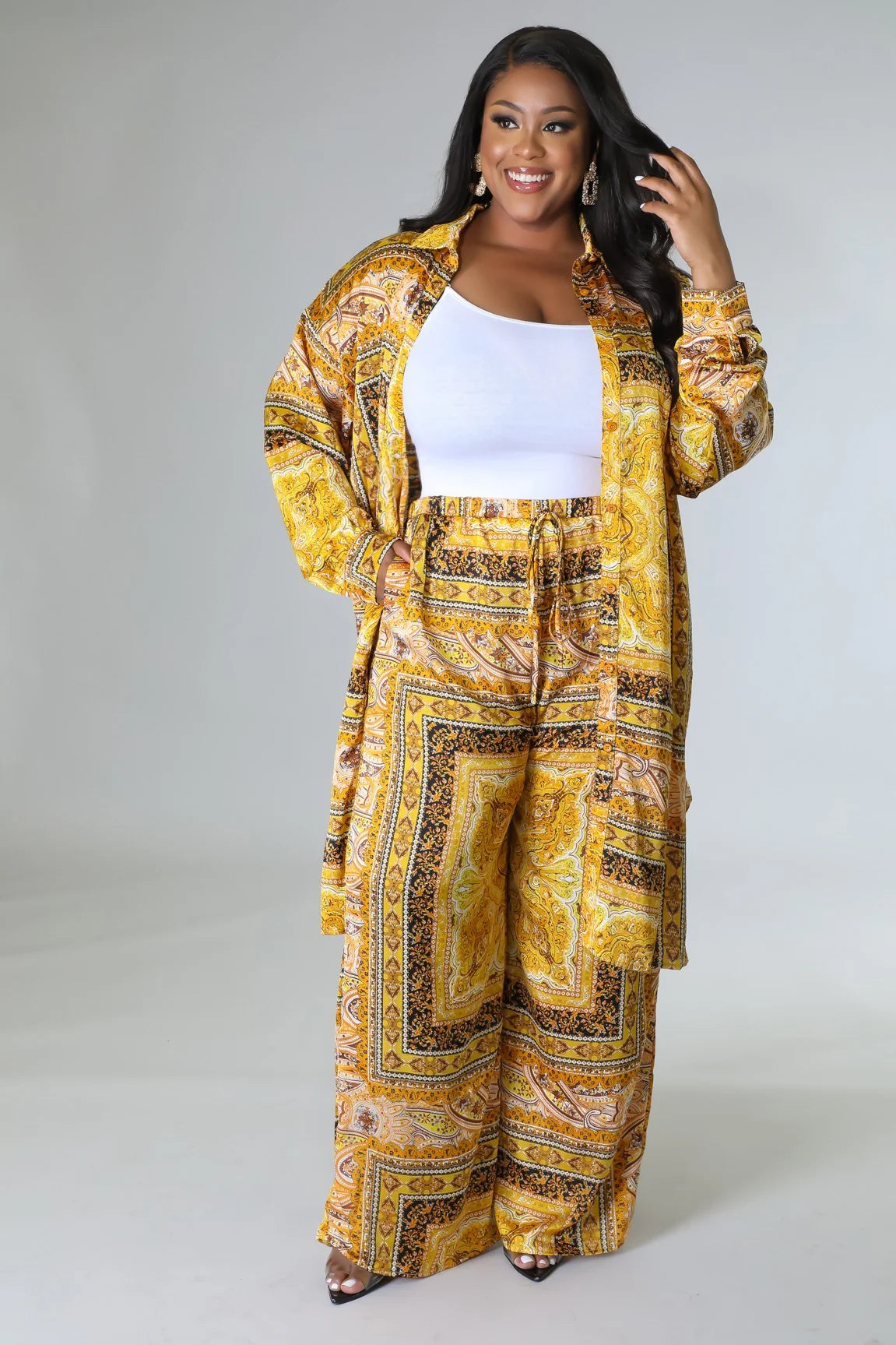 Golden Trista Pants Set
