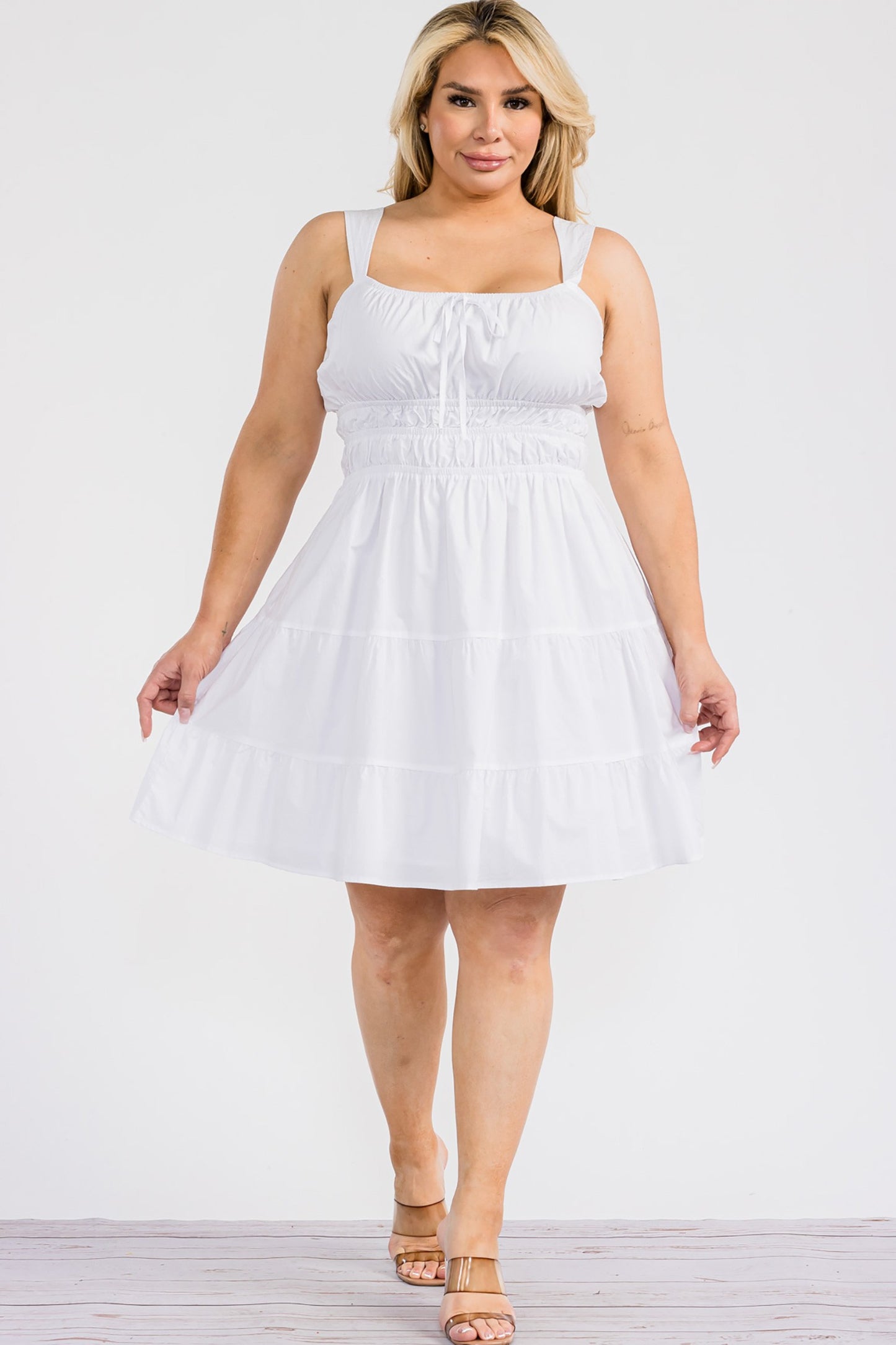 Serene Chic White Dress