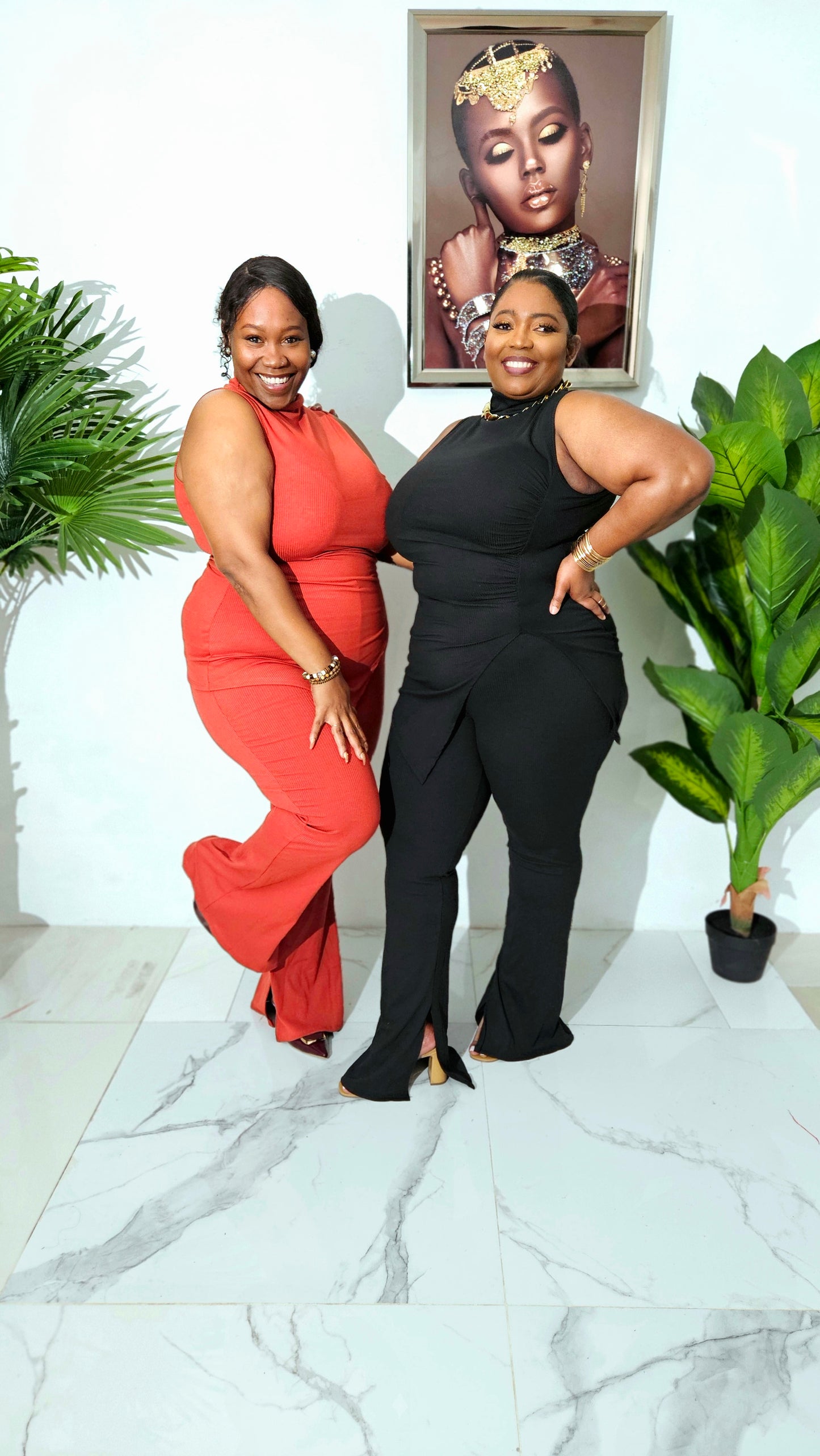 Sana 2PC Pants Set|| Rust