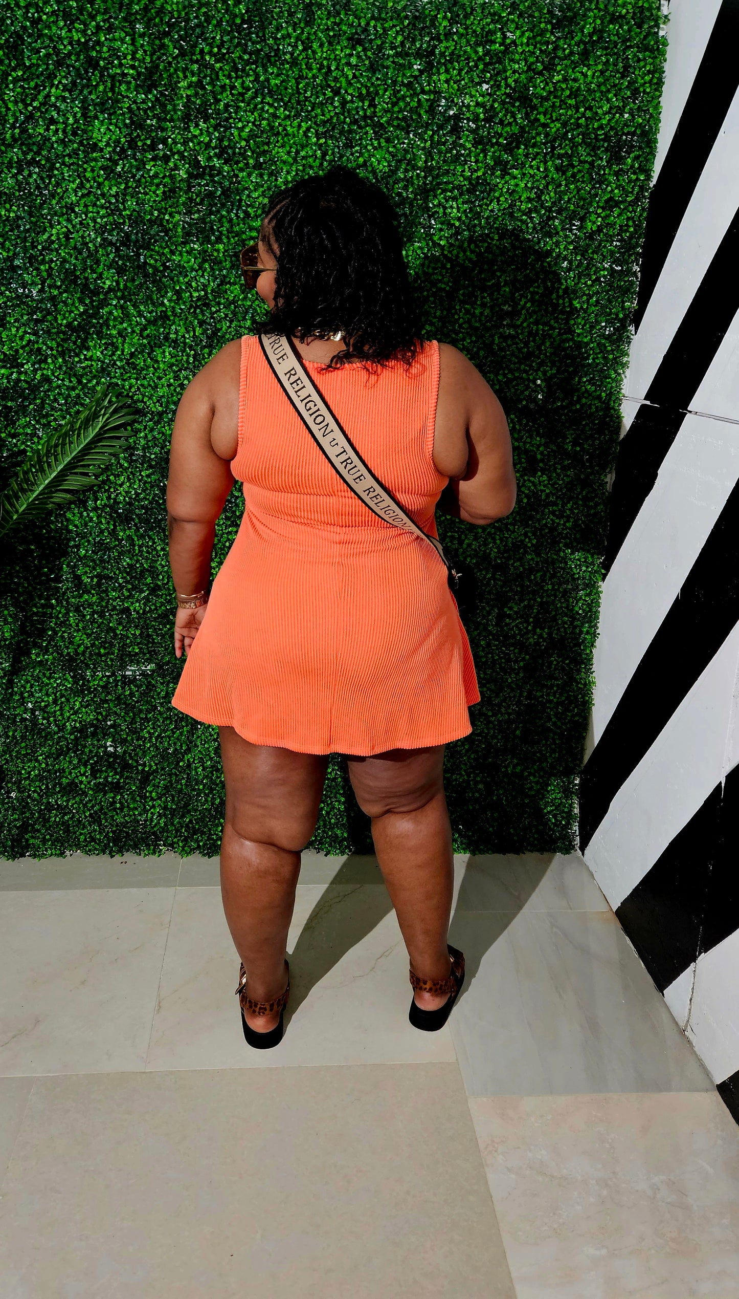 Tangerine Tease Mini Dress || Orange