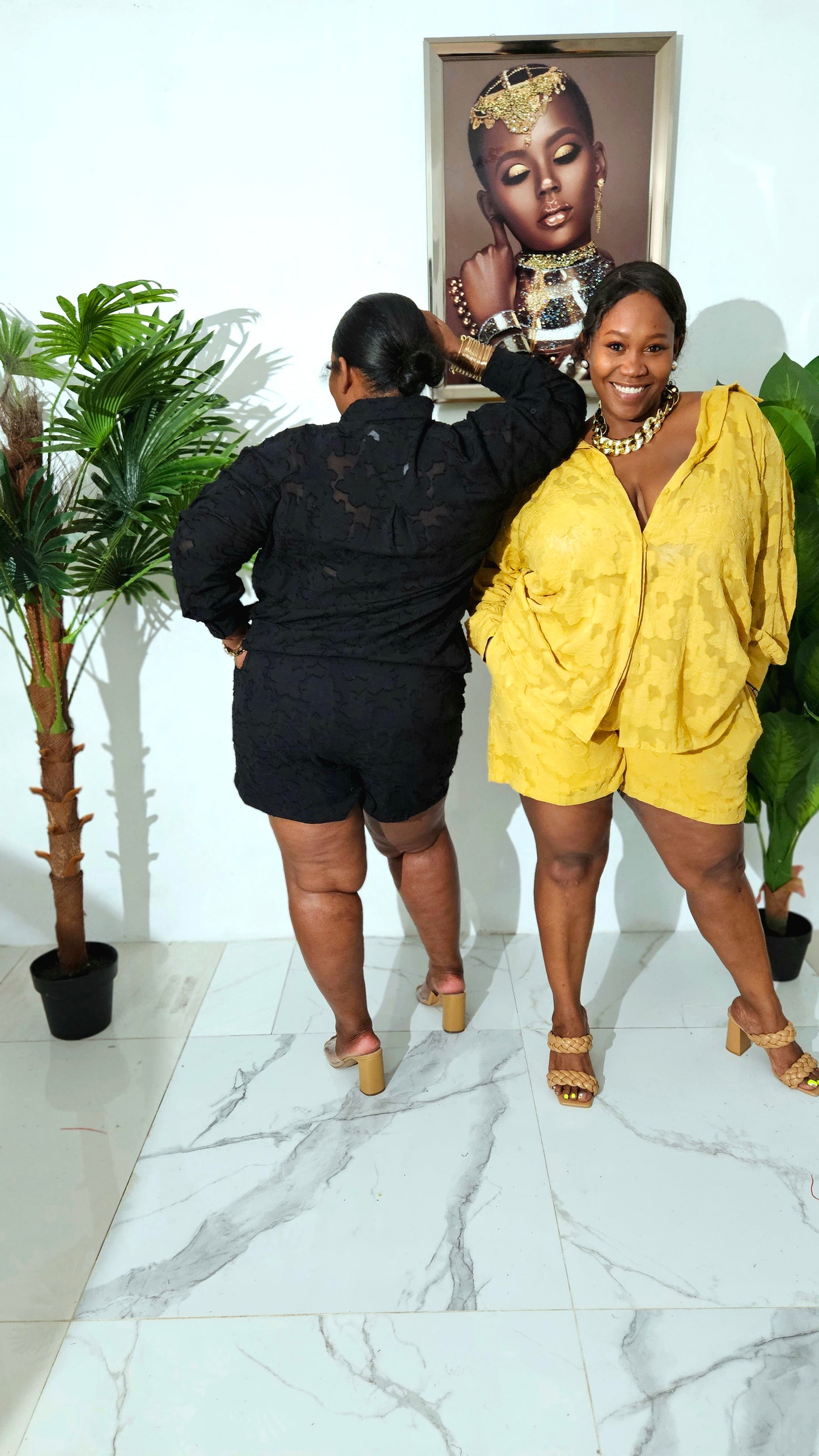 Luxe Marigold Set || Black