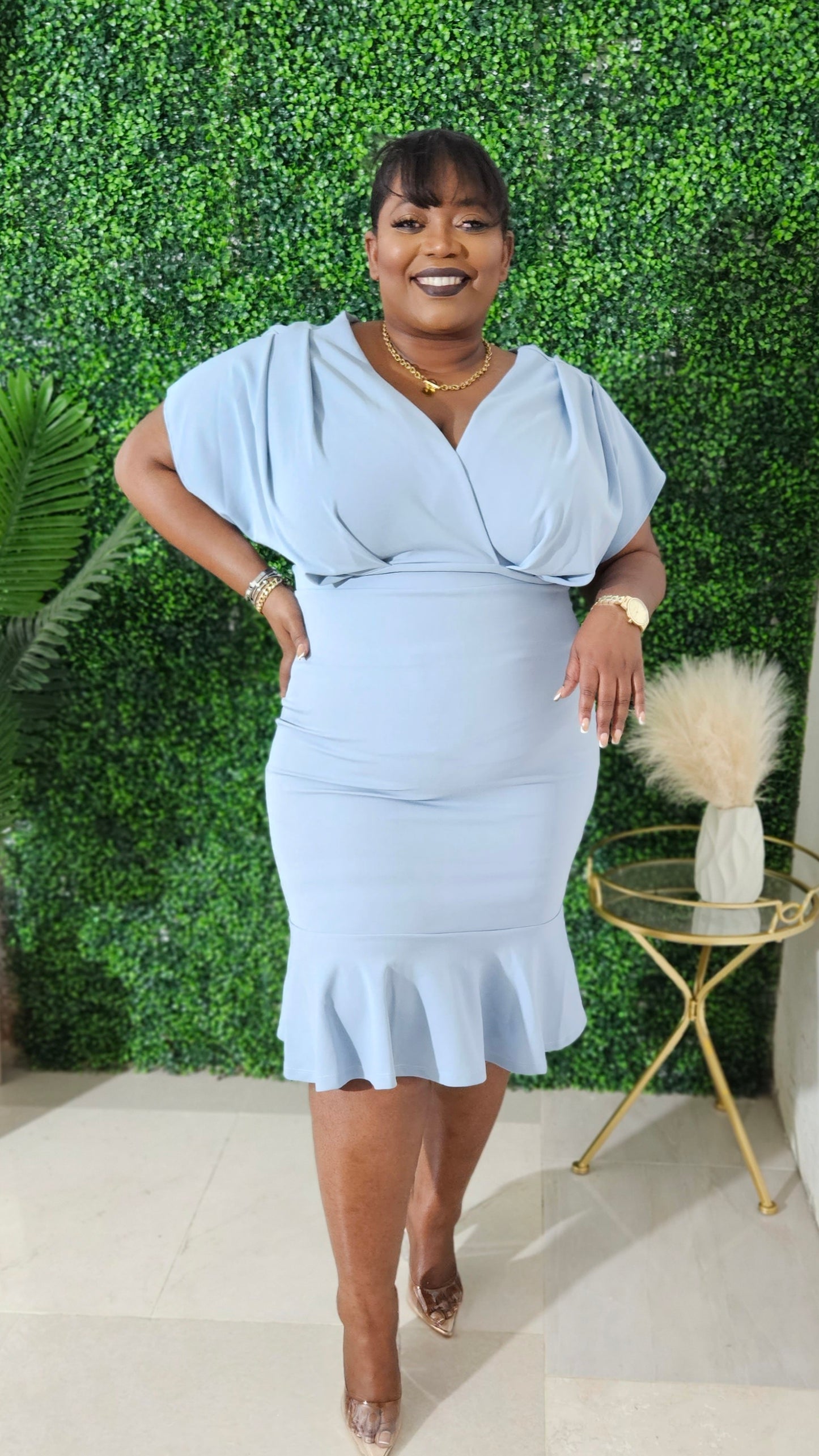 Pritra Dress | Light Blue