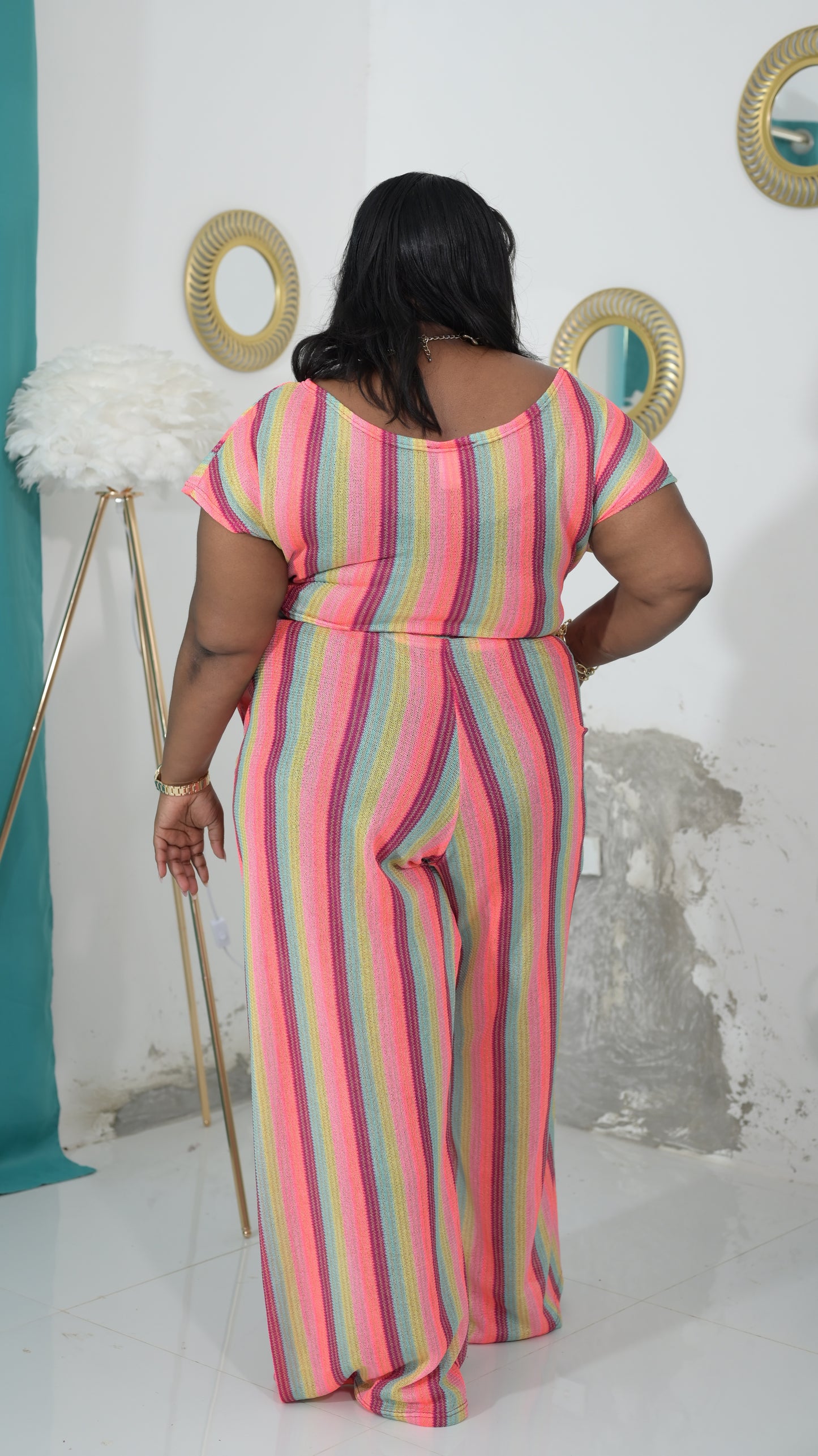 WRAP AROUND TOP AND PANTS SET