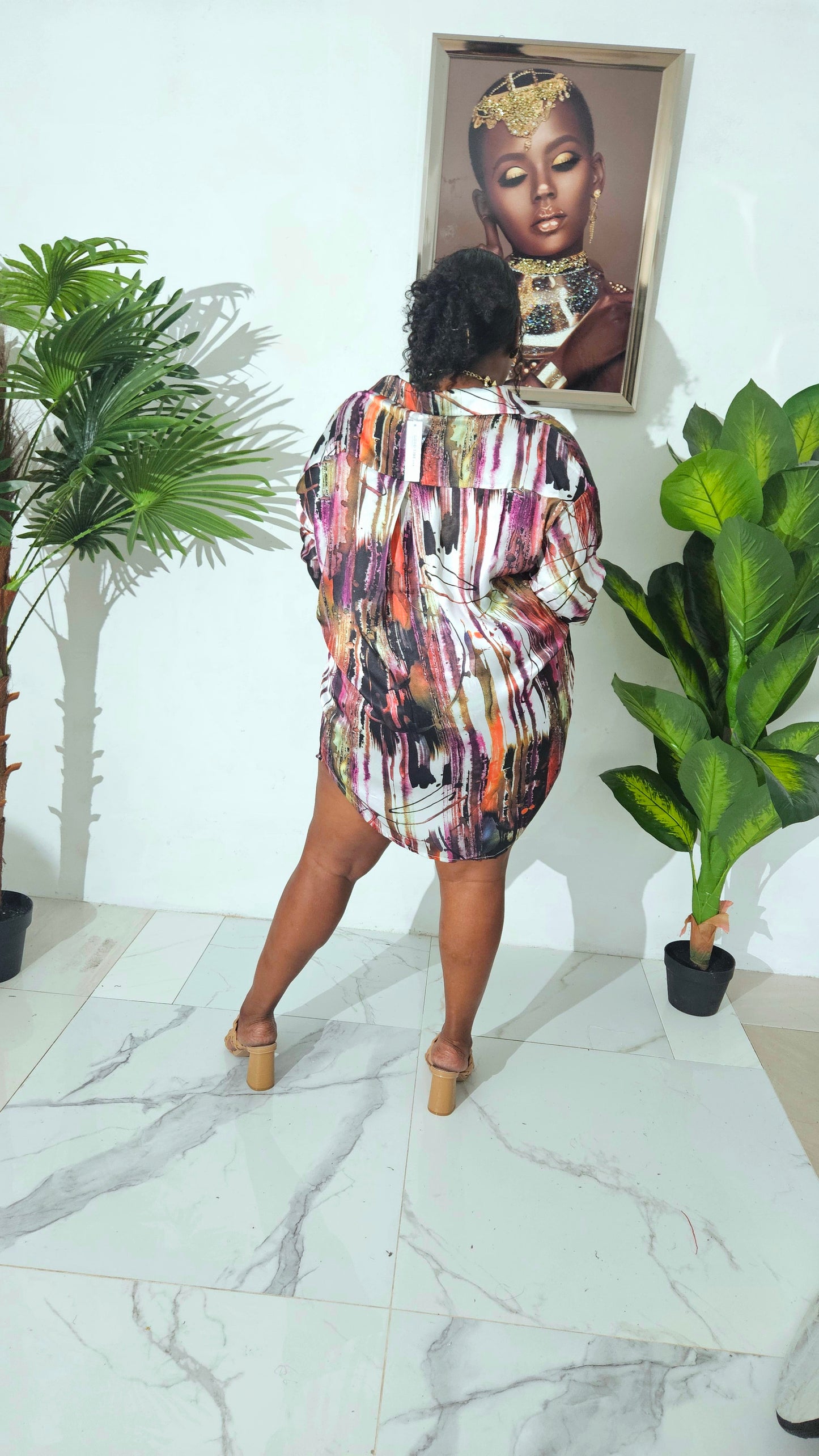 Paint the Town Shorts Set || Rust