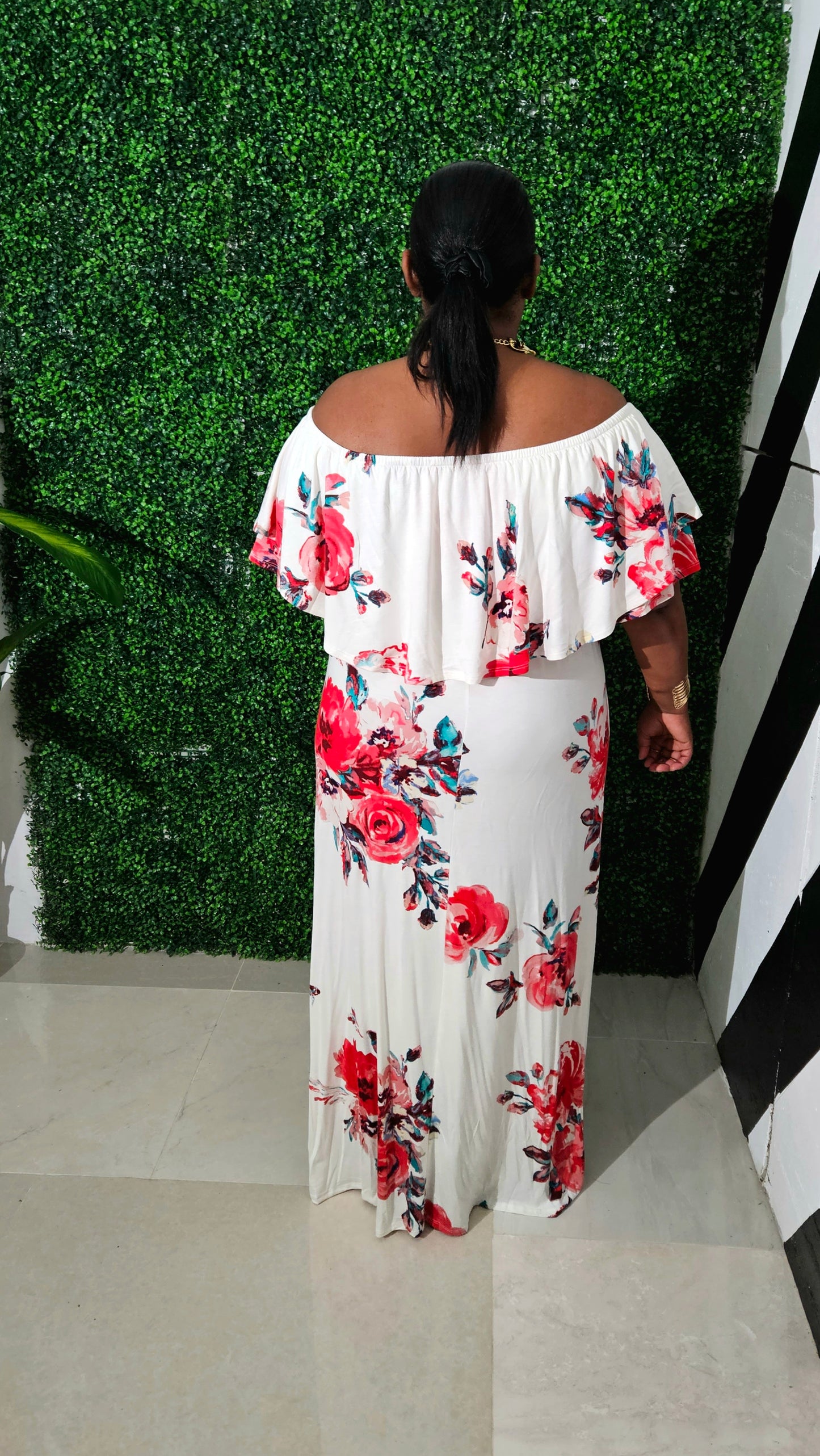 Garden Kiss Maxi || Ivory