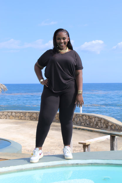 Gia Buttery Soft Legging Set - Black