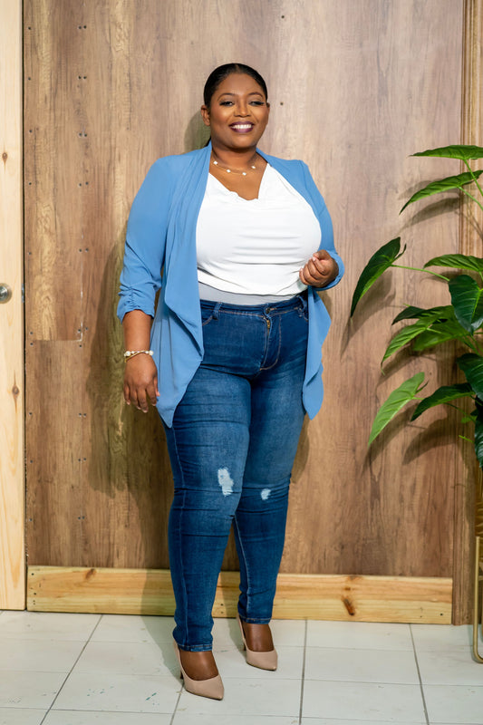 Denim Blue Moa Blazer