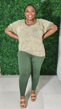 Load image into Gallery viewer, Lenny Oversized Top Legging Set || Army Green
