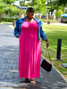 Dayna Free flow Maxi | Hot Pink