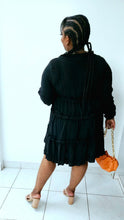 Load image into Gallery viewer, Jada Ruffle Dress || Black
