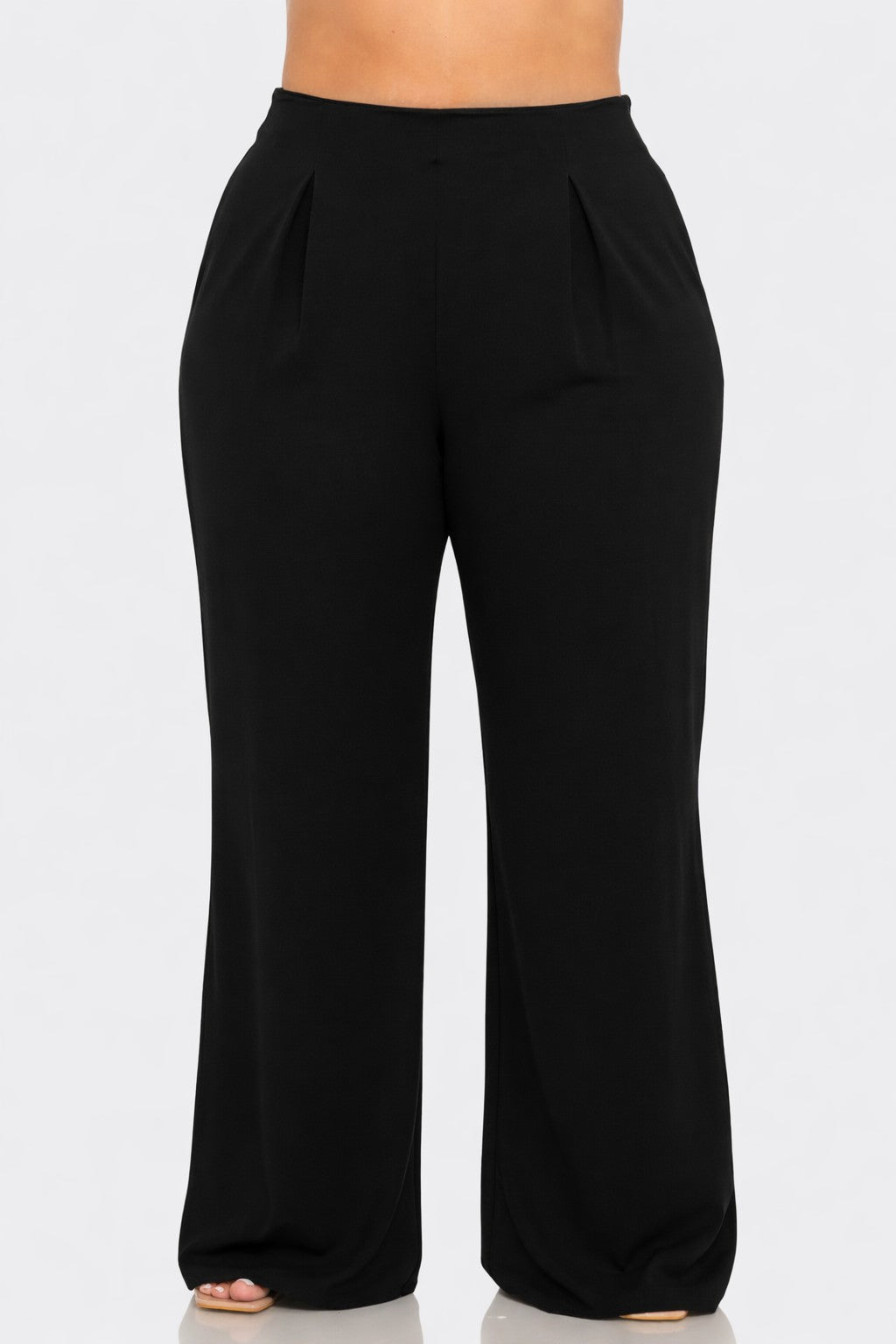 Flow Wide-Leg Pants || Black