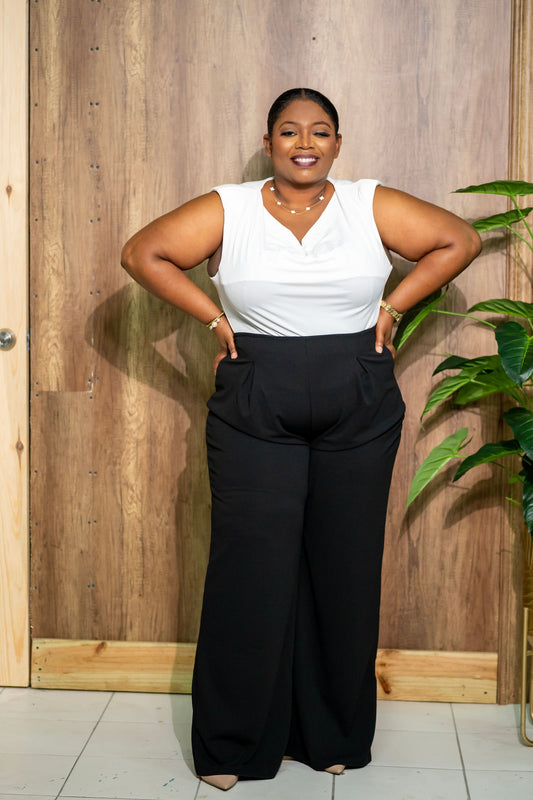 Flow Wide-Leg Pants || Black