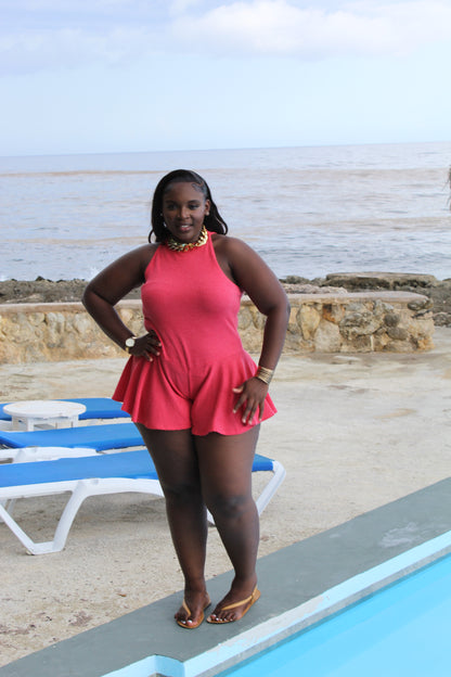 Fantasy Romper || Red