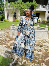 Load image into Gallery viewer, Beneta Wide Leg Jumpsuit || Blue Multi
