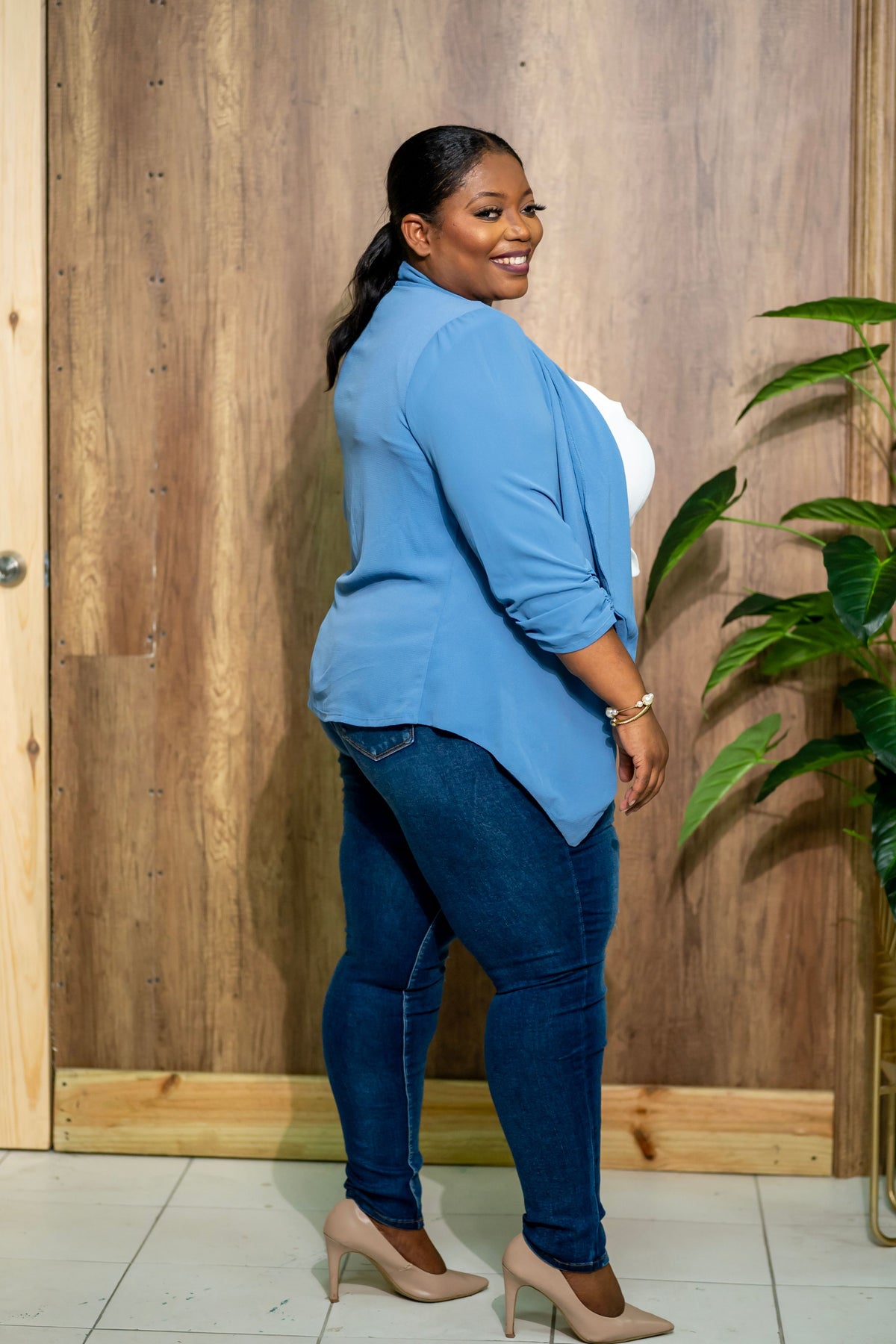 Denim Blue Moa Blazer