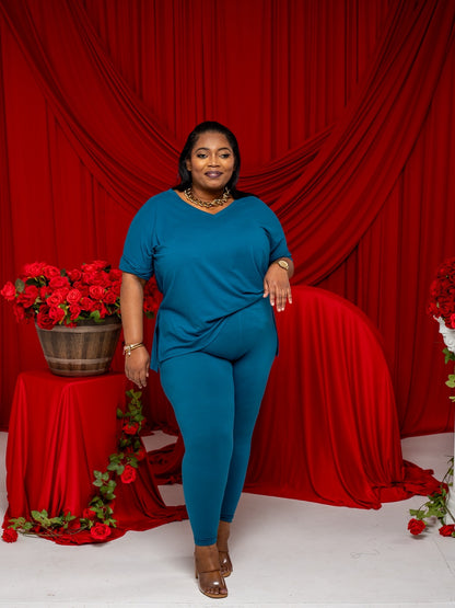 Gia Buttery Soft Legging Set - Teal