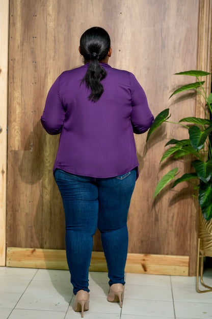 Plum Moa Blazer
