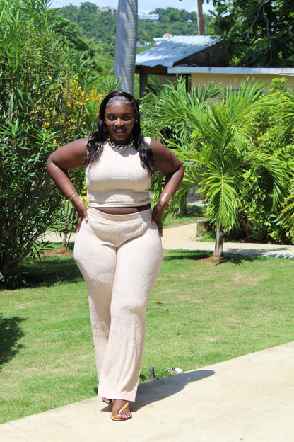 Tropical Tempo Pants Set || Cocoa