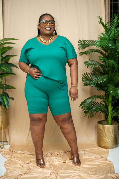 Elli Biker Set || Dk Green
