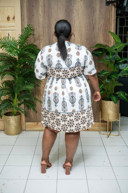 Santorini Stroll Dress || Black