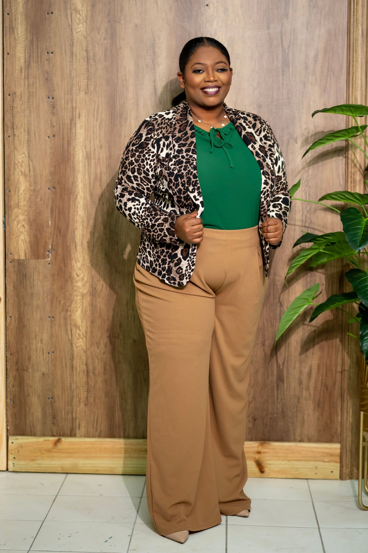 Flow Wide-Leg Pants || Camel