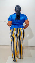 Load image into Gallery viewer, Jane wide leg pants || Yellow Strip
