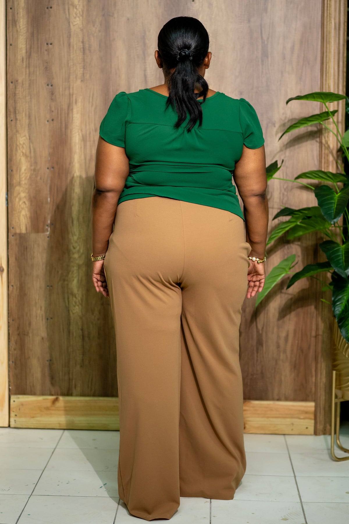 Flow Wide-Leg Pants || Camel