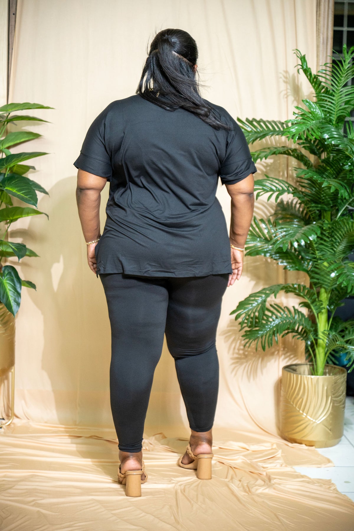 Cayda Buttery Soft Legging Set - Black