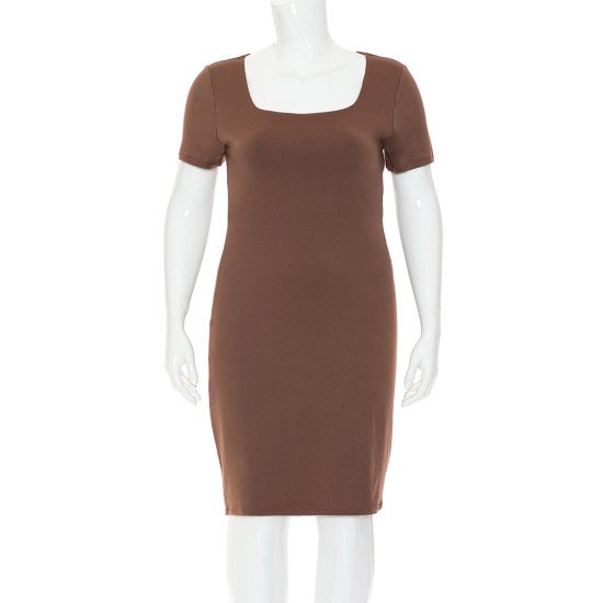 The Essential Babe Midi Dress || Chestnut