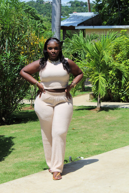 Tropical Tempo Pants Set || Cocoa