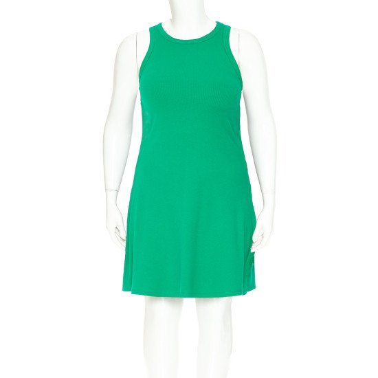 Juni Skater Dress || Green