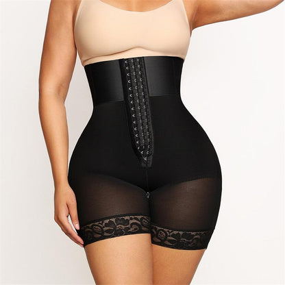 Front Hooks Body Shaper with Butt Lifter