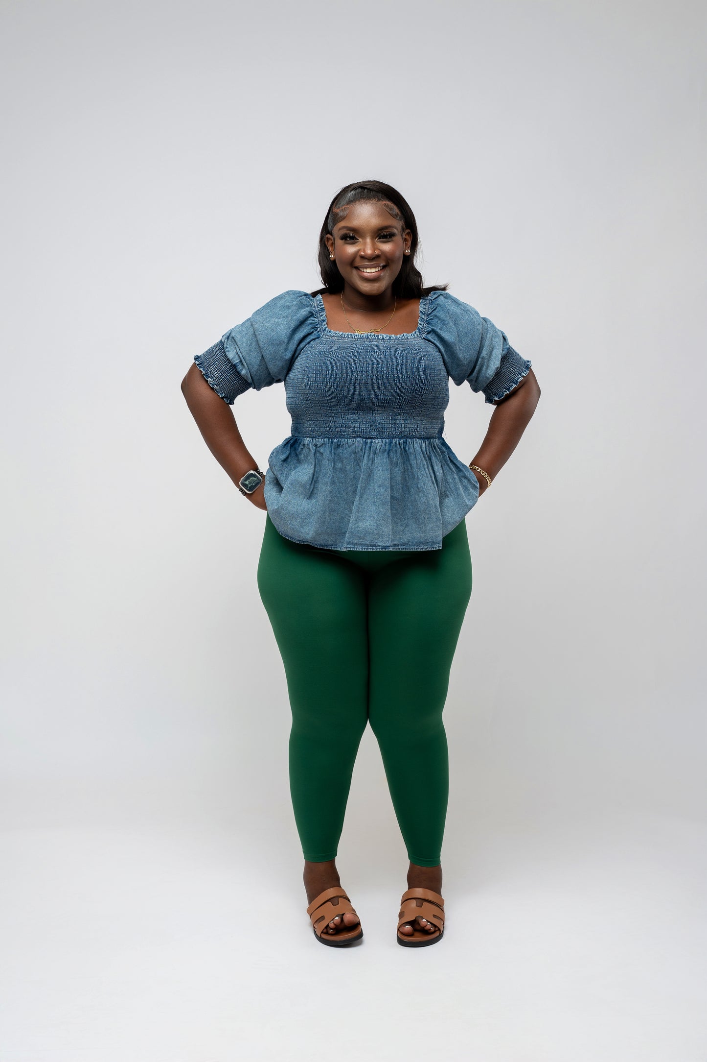 MicroFibre  Premium Legging ||  Dk Green