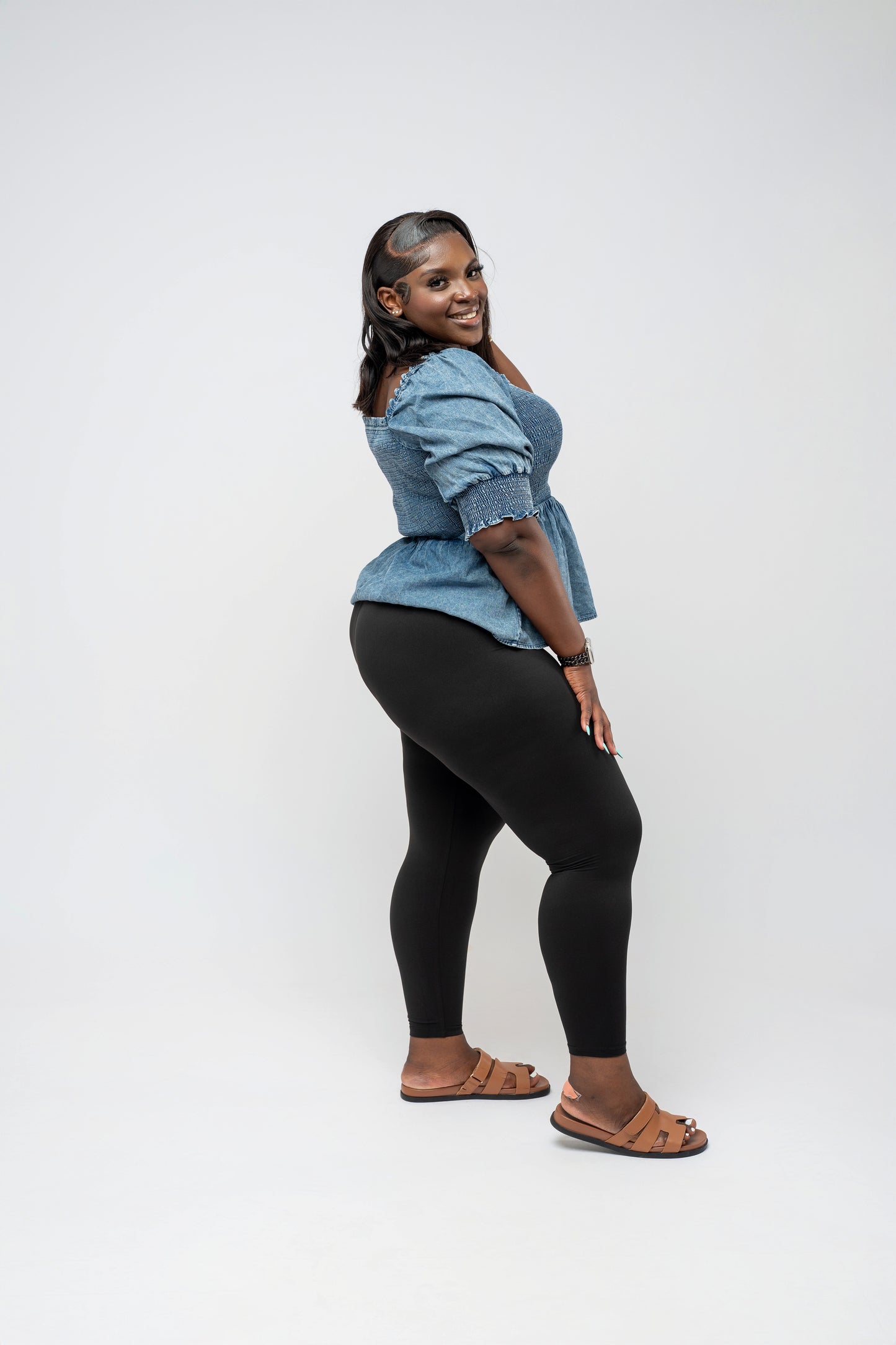 MicroFibre Premium Legging ||  Black