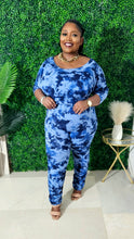 Load image into Gallery viewer, Jay Tye Dye Blue Jumpsuit
