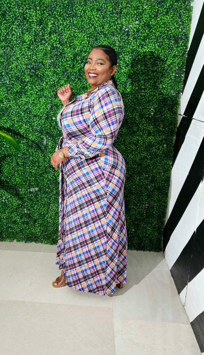 Plaid About You Maxi