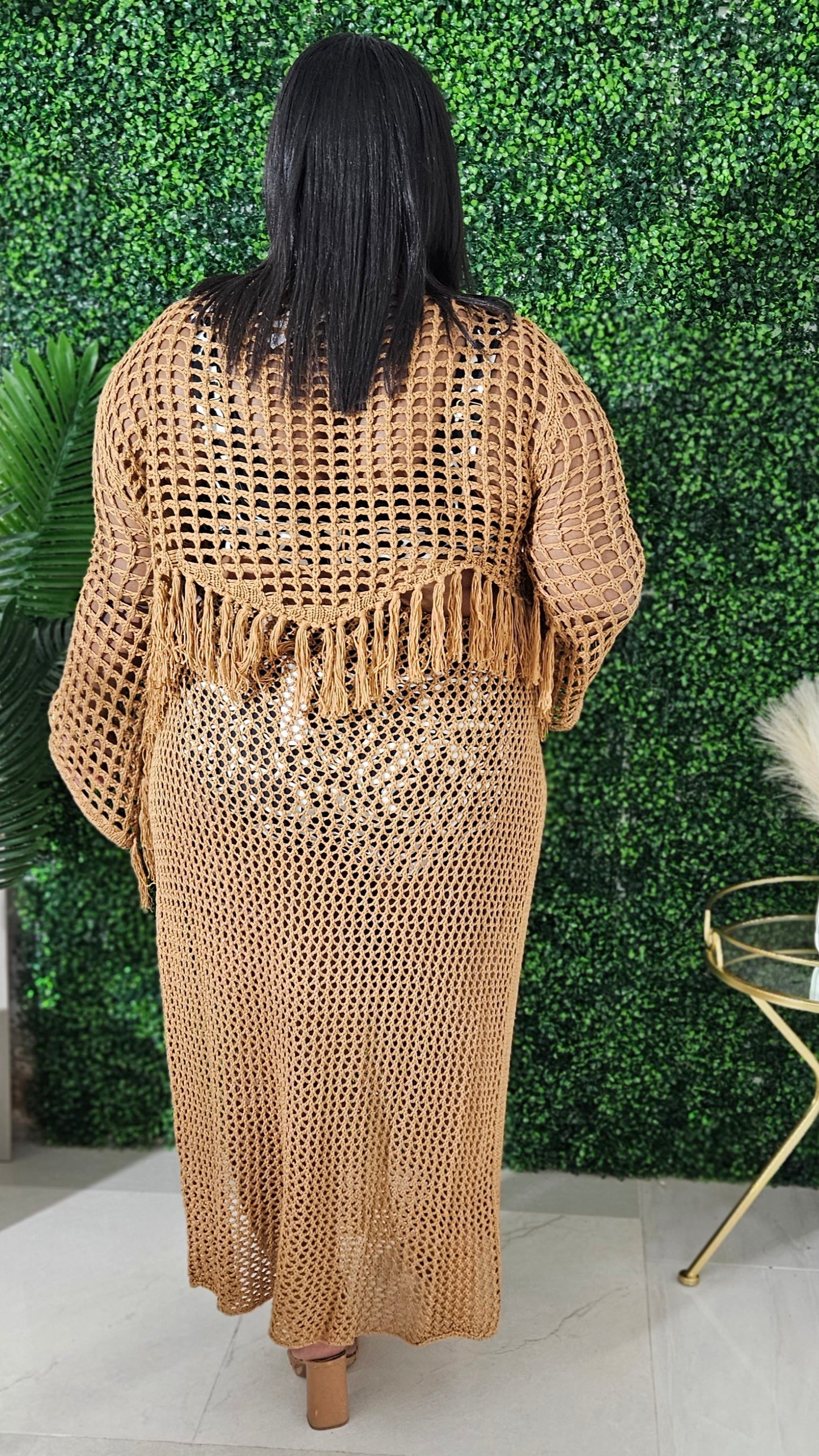 Boho Crochet Set || Tan