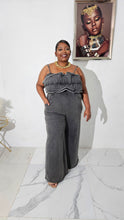 Load image into Gallery viewer, Chic Denim Like Jumpsuit | Black
