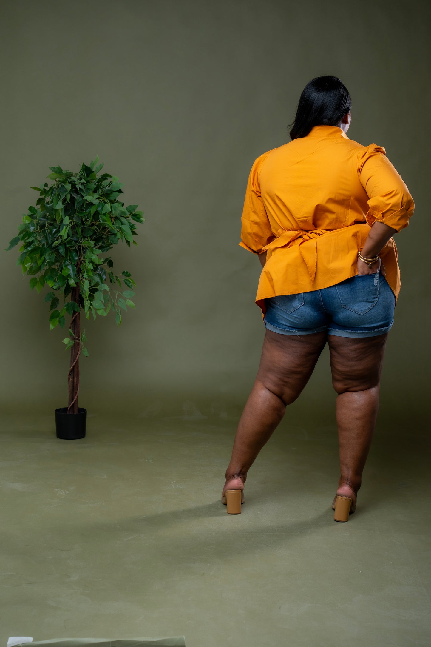 Totally Crushing Dress || Mustard
