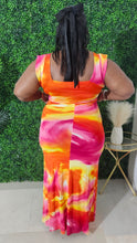 Load image into Gallery viewer, WAVY PAINTING 2 PIECE MAXI SKIRT SET
