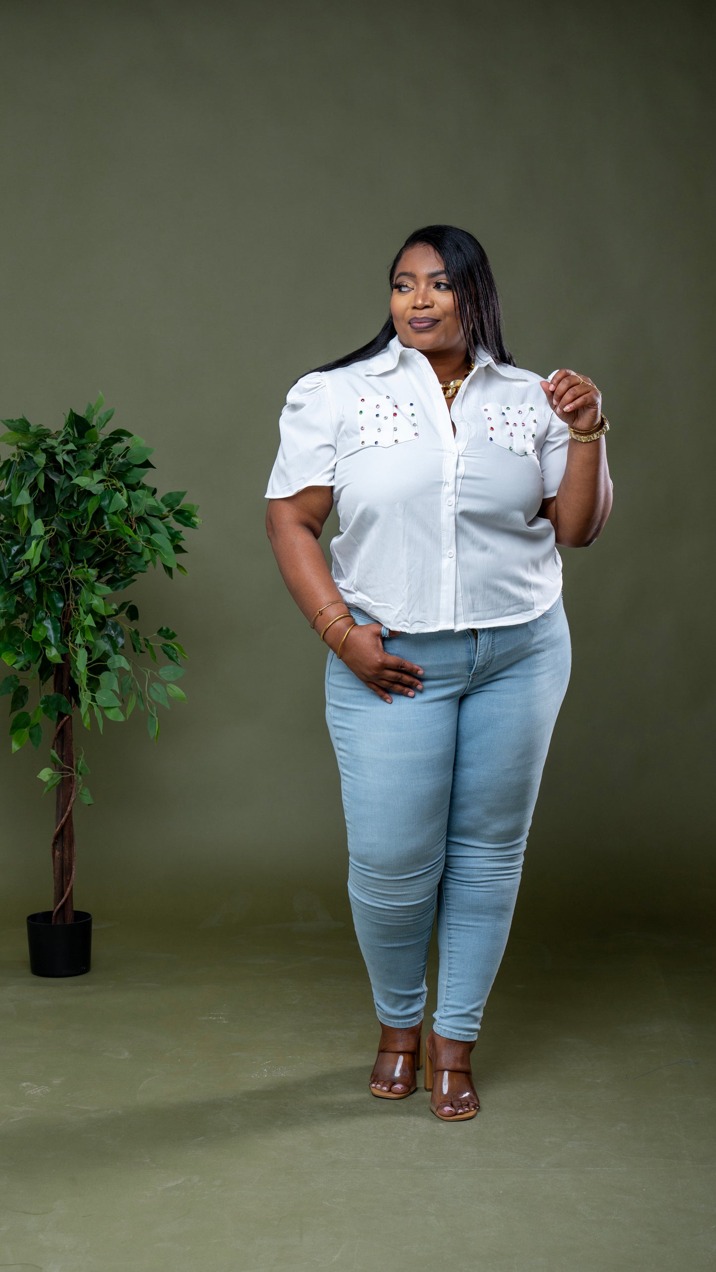 Radiant Charm Top || White
