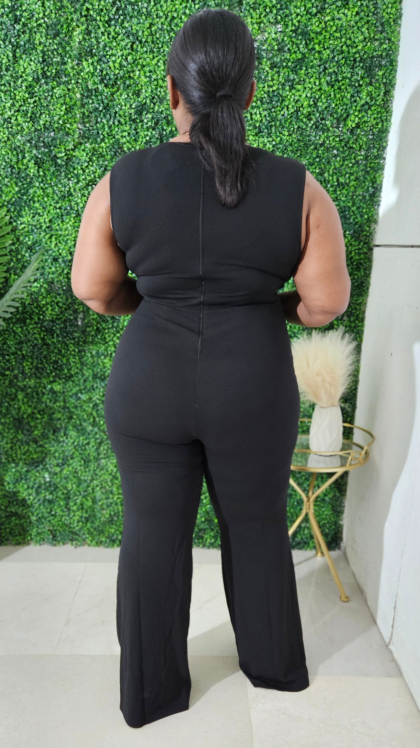 Heather Jumpsuit || Black