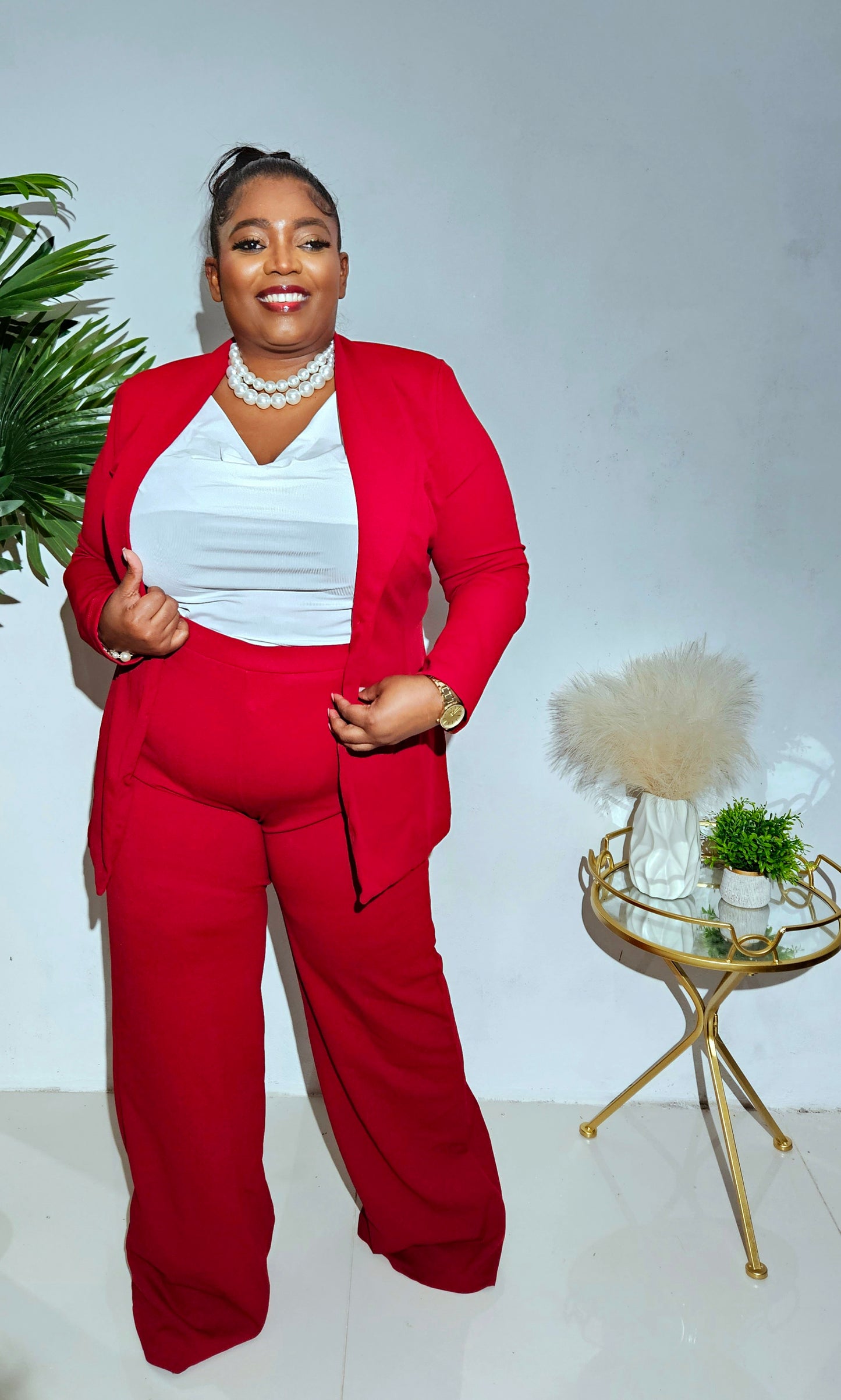 Ruby Aura Suit || Red