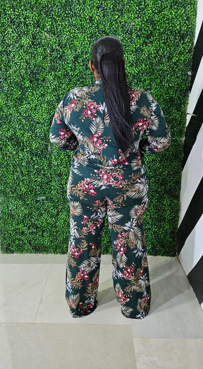 Josie Babe Pants Set || Green