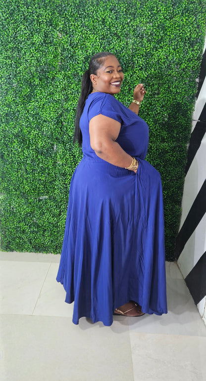 Emika Skirt Set || Navy