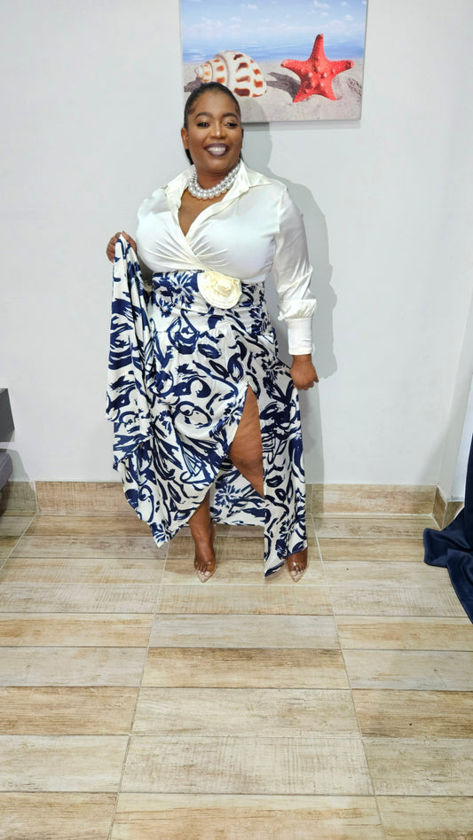 Satin Whispers Corsage Dress -Preorder Item