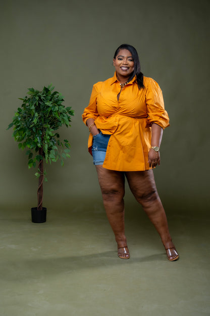Totally Crushing Dress || Mustard