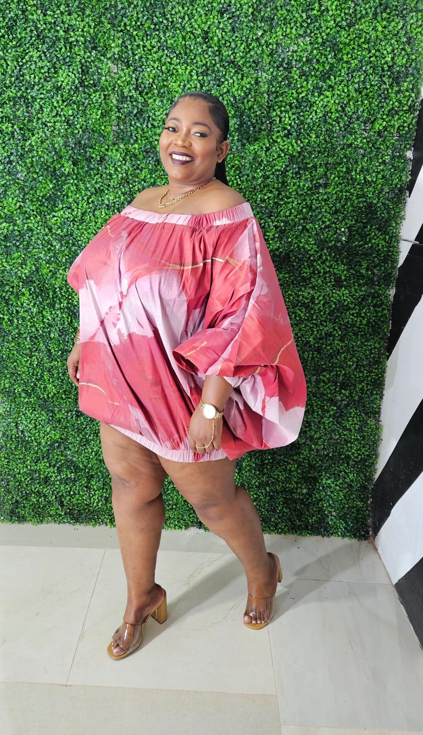 Wine Night Tunic Dress