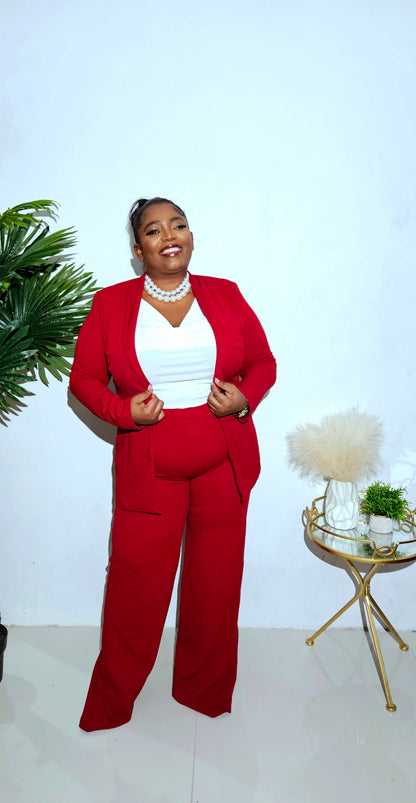 Ruby Aura Suit || Red