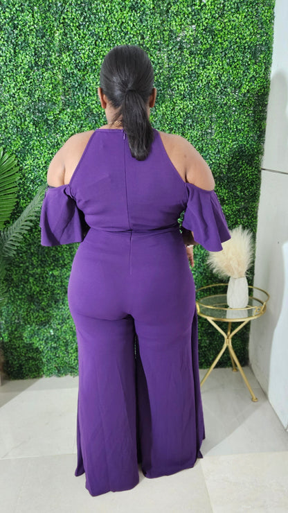 Chelsea Jumpsuit || Purple